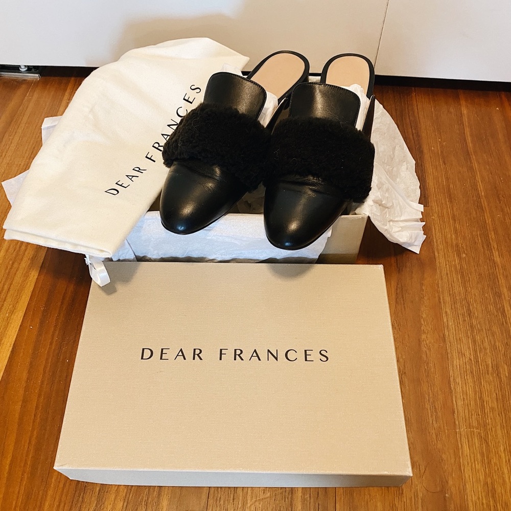 Dear Frances lounge loafer mules size 37